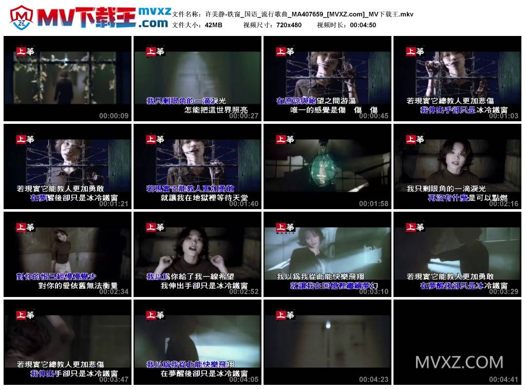 许美静-铁窗_国语_流行歌曲_MA407659